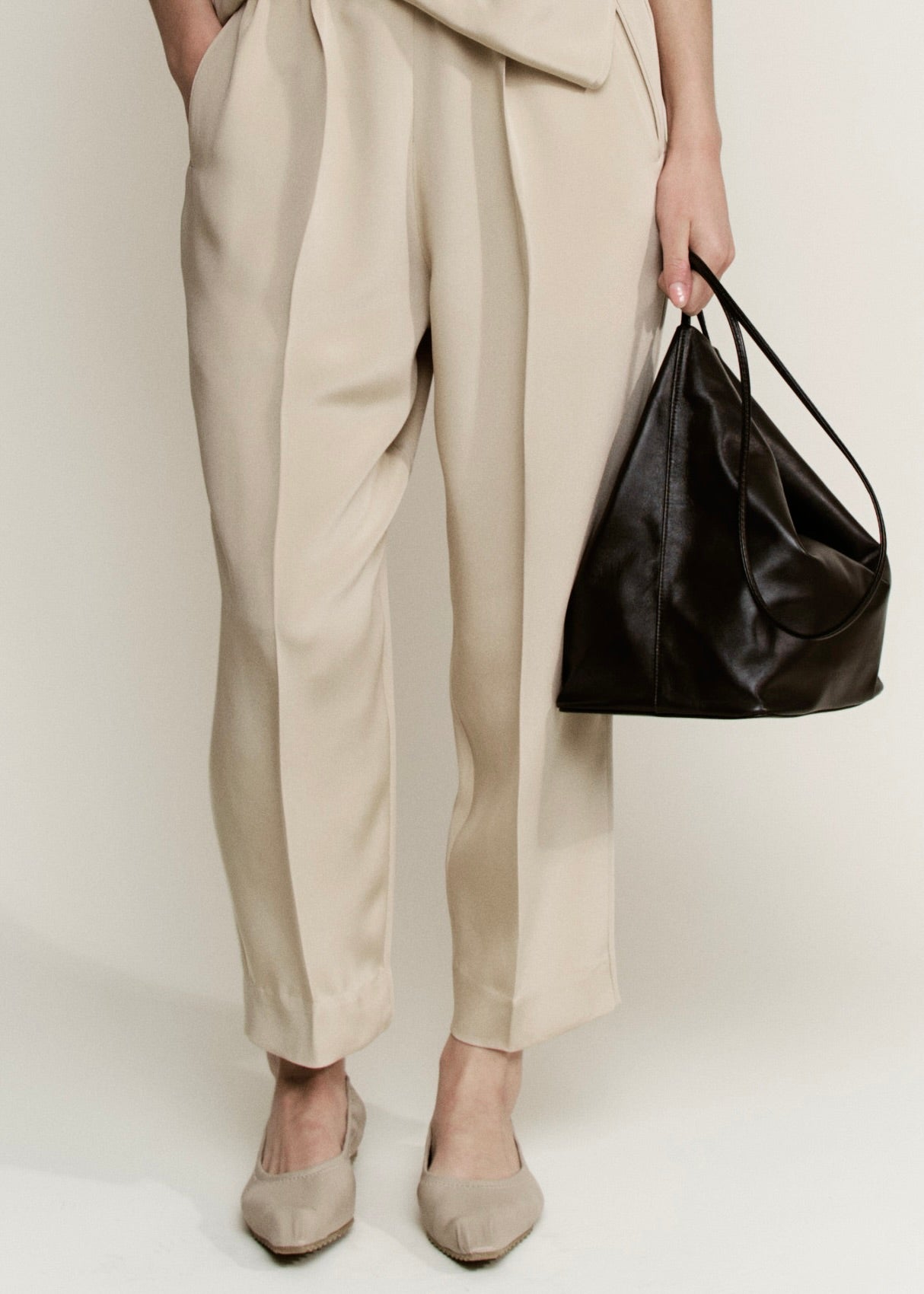 Single Strap Tall Crossbody | Braun | Modern Weaving