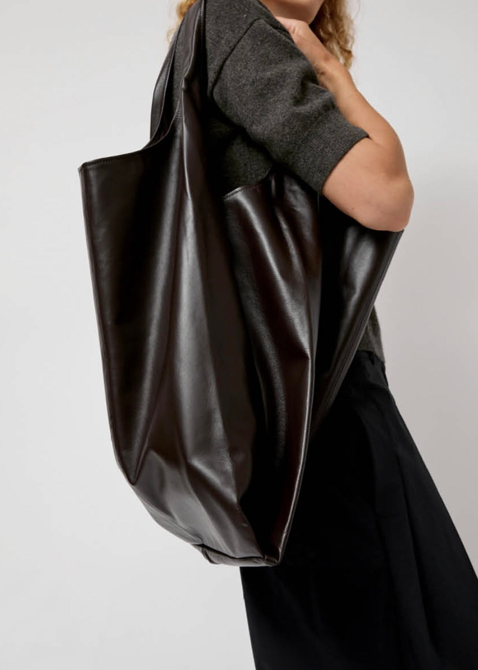 MODERN WEAVING ベージュ ショルダーバッグ XL Oversize Shopper | Braun | Modern Weaving