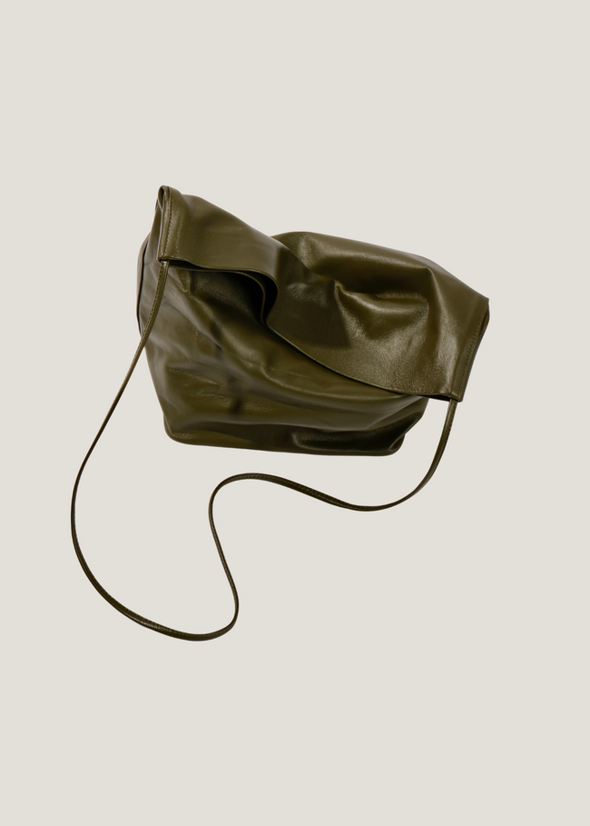 Single Strap Tall Crossbody | Army | Modern Weaving