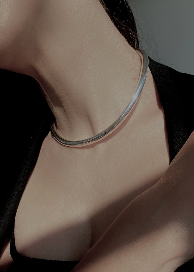 Sterling Silver on sale Center Collar