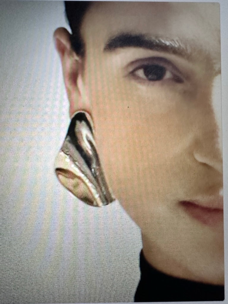 Modern Weaving Spiral Hoop Earrings | 925 Sterling Silver | Modern