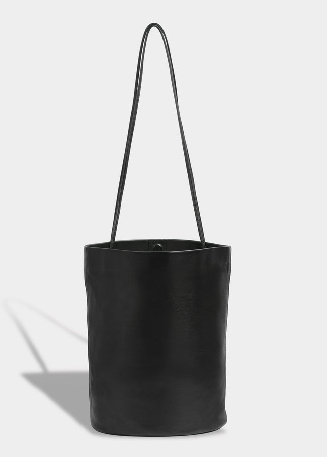 Soft Bucket Medium Bag - Black